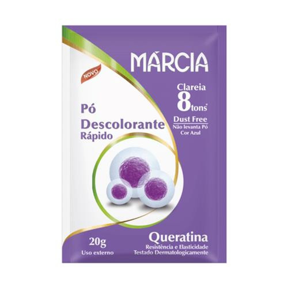 Pó Descolorante Márcia Queratina 20g