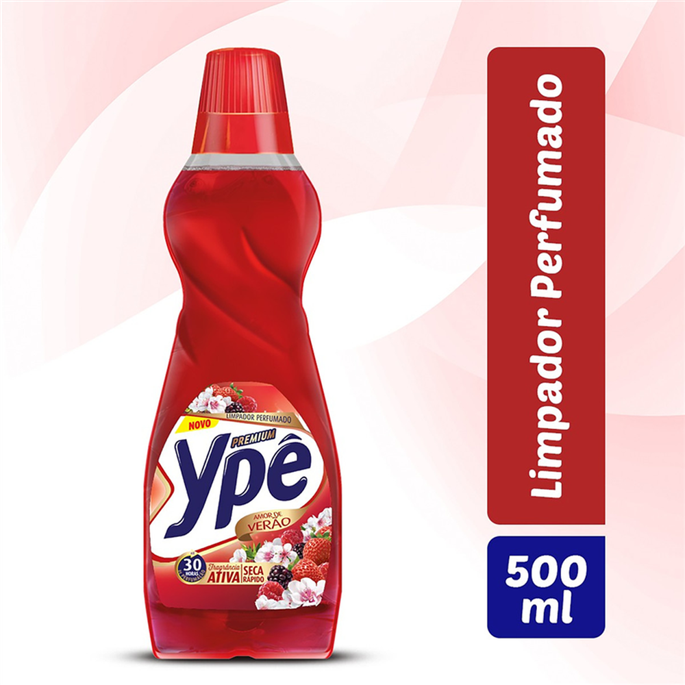 Limpador Perfumado Amor De Verão Ypê Perfumes Frasco 500Ml