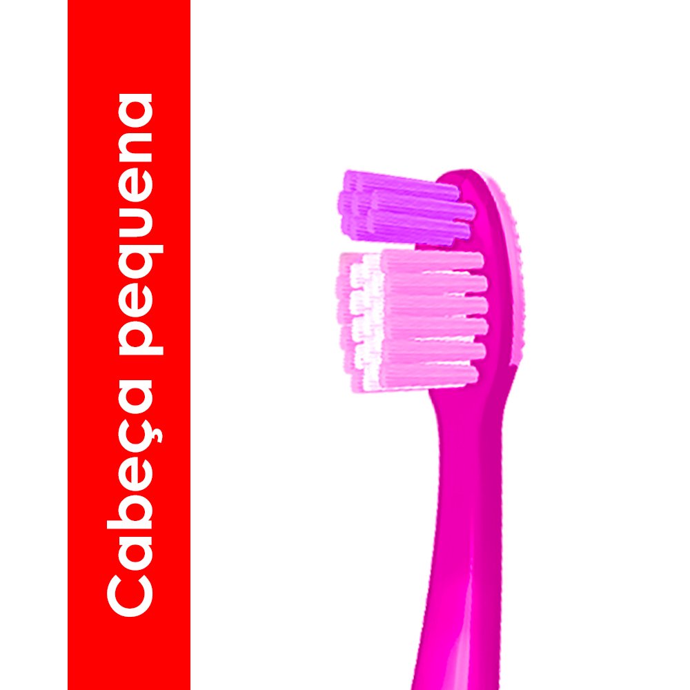 Escova Dental Infantil Macia com Estojo O Show da Luna Dentalclean