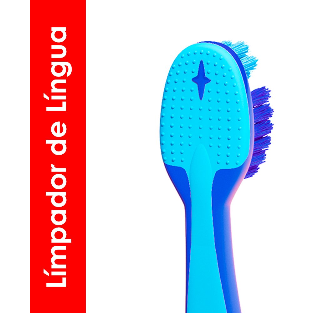 Escova Dental Infantil Macia com Estojo O Show da Luna Dentalclean