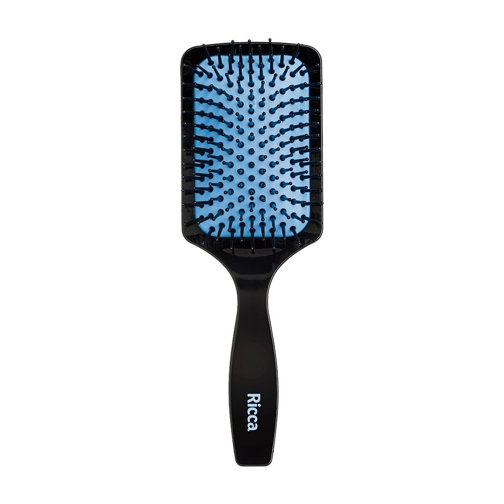 Escova de Cabelo Ricca Racket Style Black 244