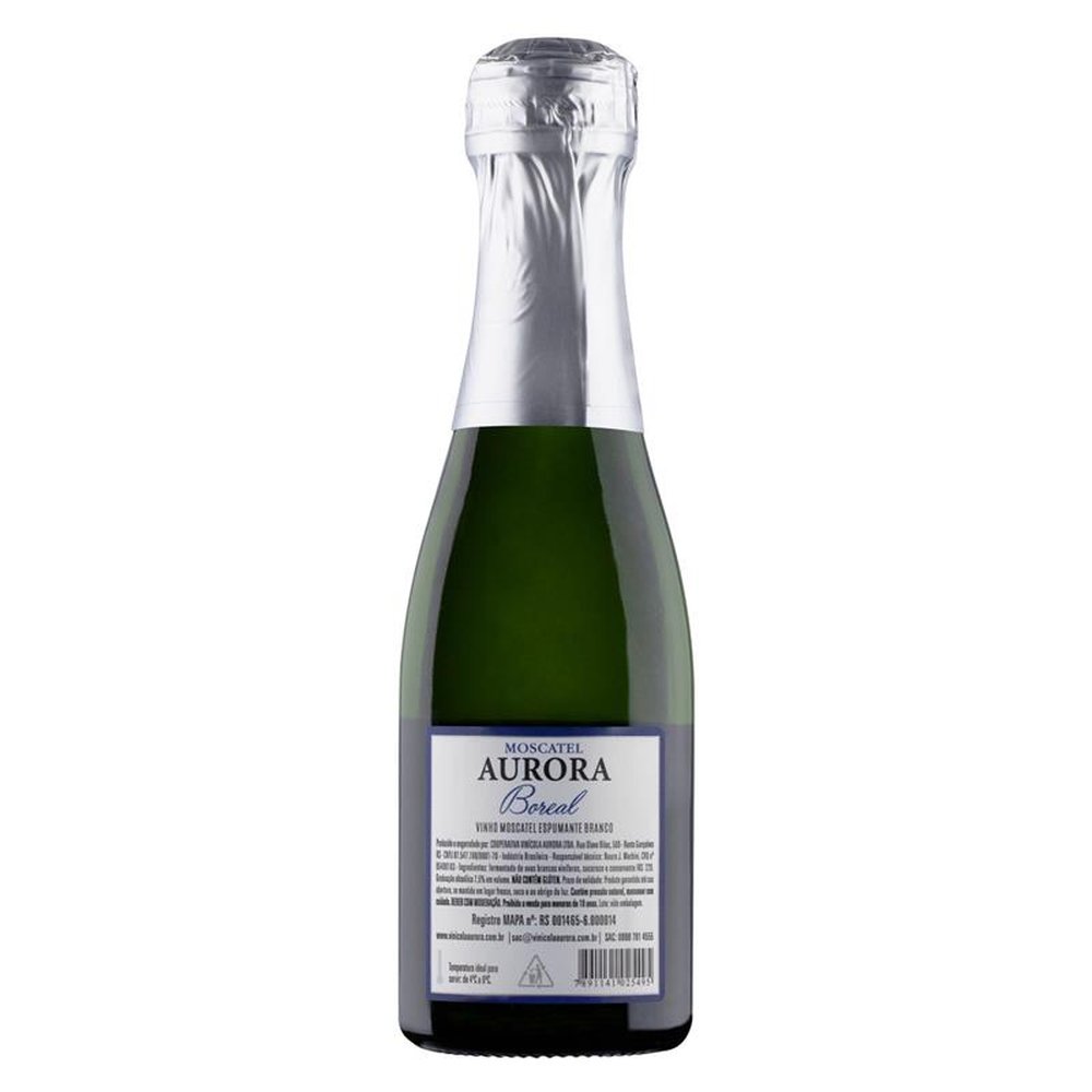 Espumante Aurora Mini 187ml Branco Moscatel