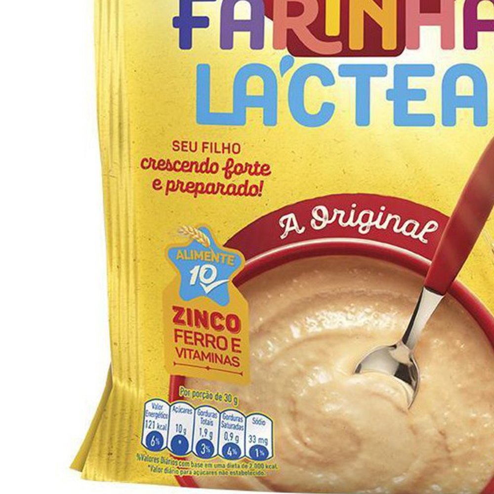 Farinha Láctea Nestlé Tradicional 600g - Embalagem com 9 Unidades
