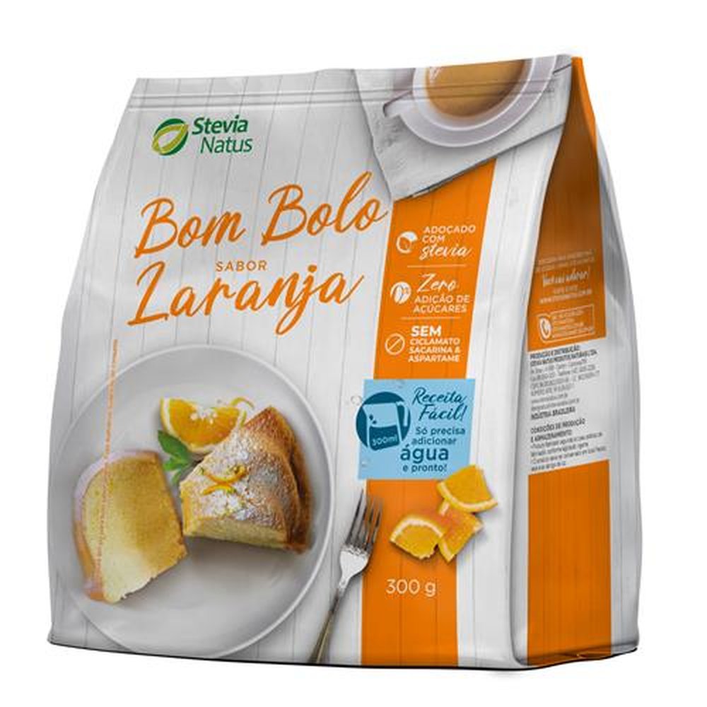 Bolo Pronto Bom Bolo Laranja 6X300g