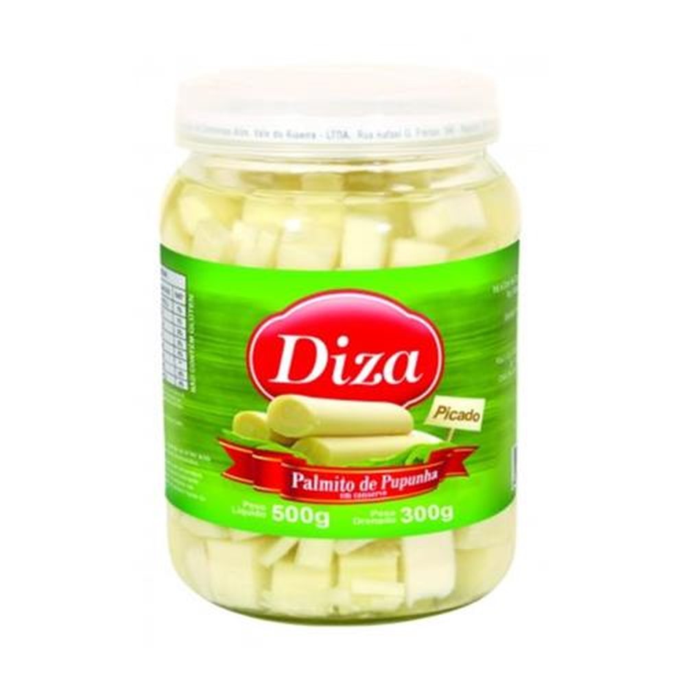 Palmito Picado Pote 300g - Caixa com 15 Unidades
