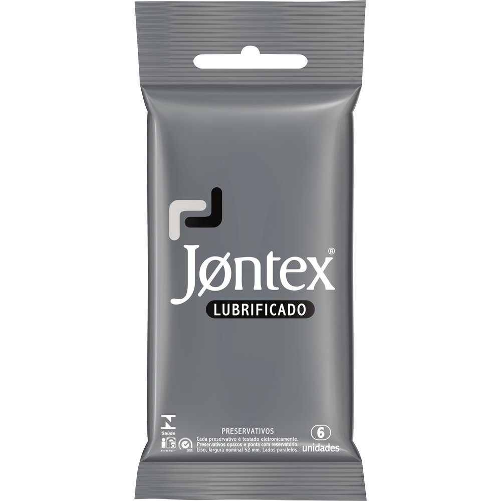 Preservativo Lubrificado Emb. c/ 6 un. - Jontex
