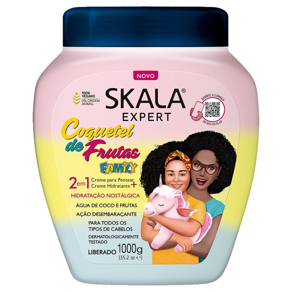 Creme de Tratamento Skala Coquetel de Frutas Family 1Kg