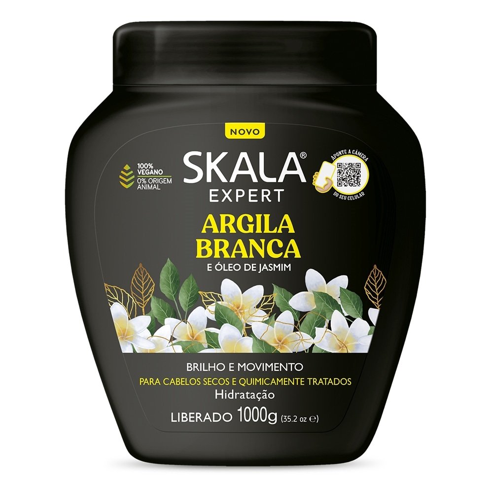 Creme de Tratamento Skala Argila Branca e Óleo de Jasmin 1 Kg