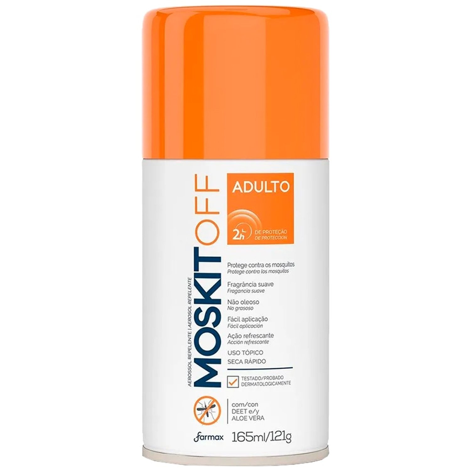 Repelente de Insetos Farmax Aerosol Moskitoff 165ml