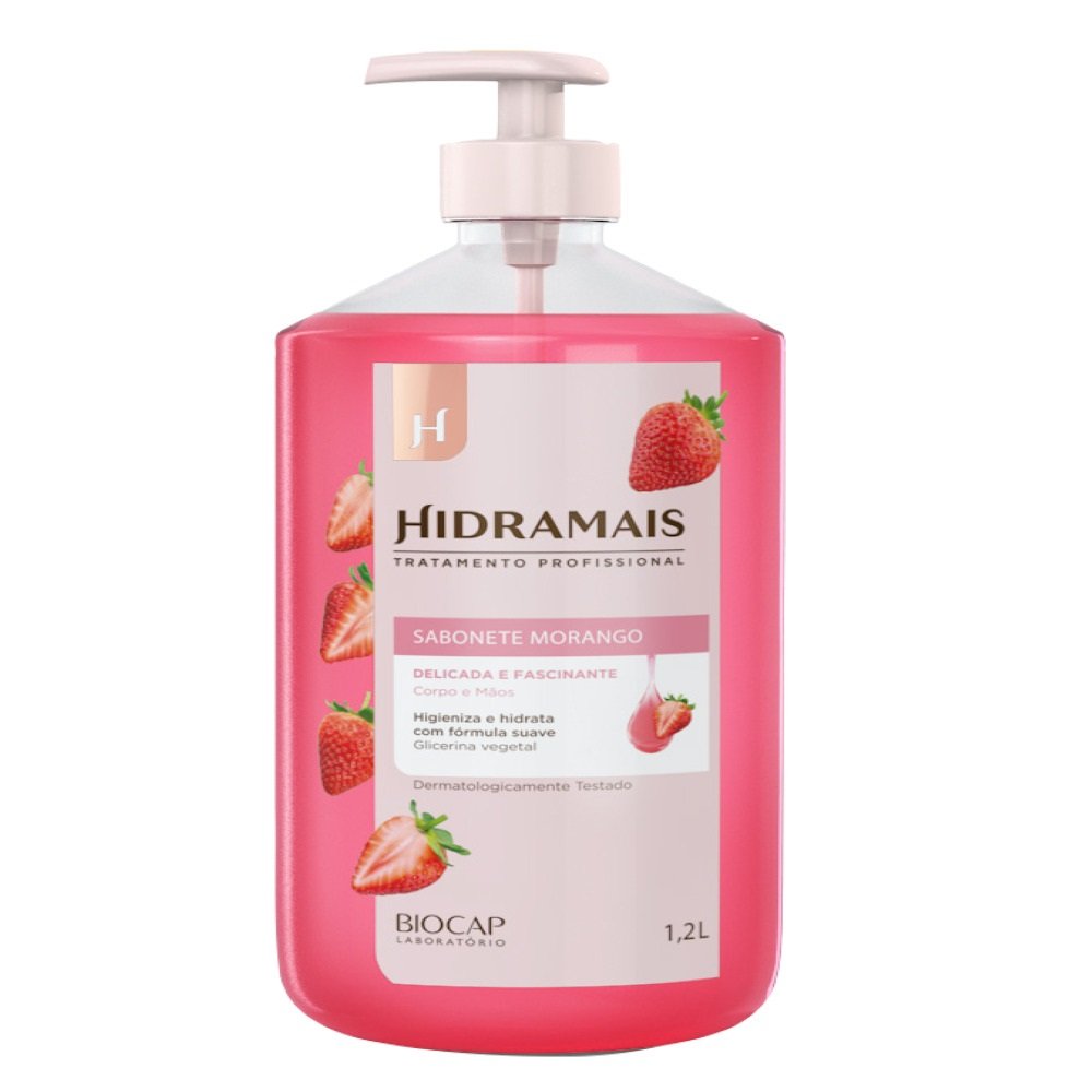Sabonete Líquido Hidramais Morango 1,2 Litros