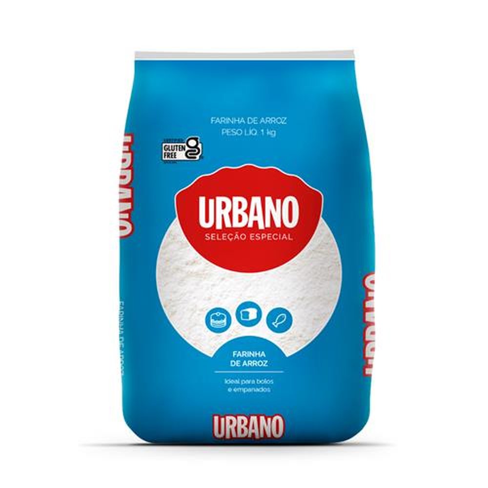 Farinha de Arroz Urbano Embalagem 10X1Kg