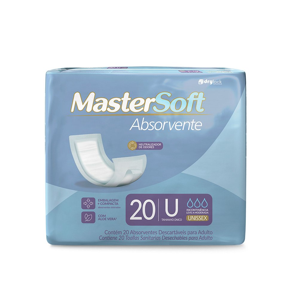 Absorvente Geriatrico Dry Economics Com 20 Unidades