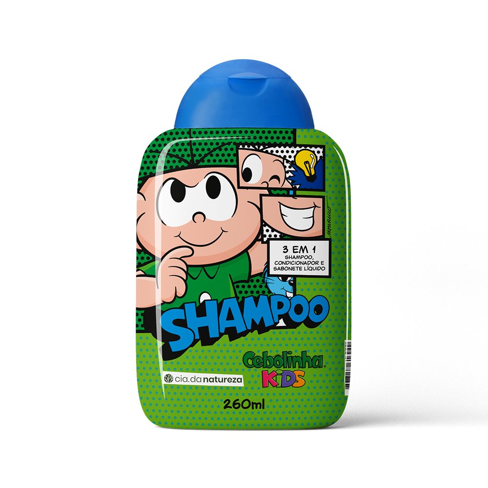 Shampoo 3em1 Cia da Natureza Cebolinha 260ml