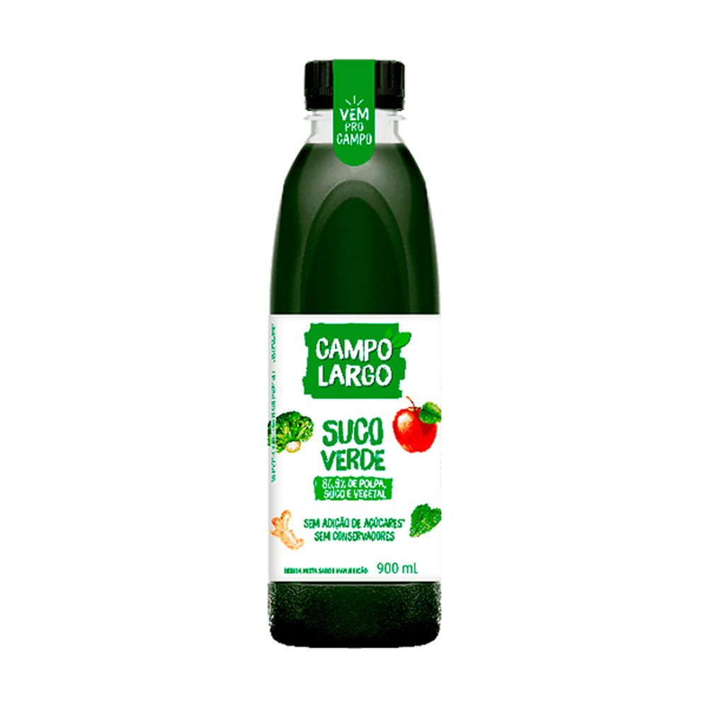 Suco Campo Largo 900ml Suco Verde