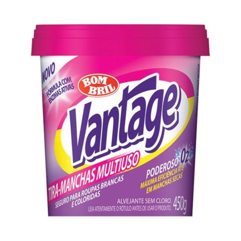 Tira Manchas Vantage 450g Multiuso Poder O2