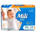 Fralda Descartavel Mili Jumbo Xg Com 24