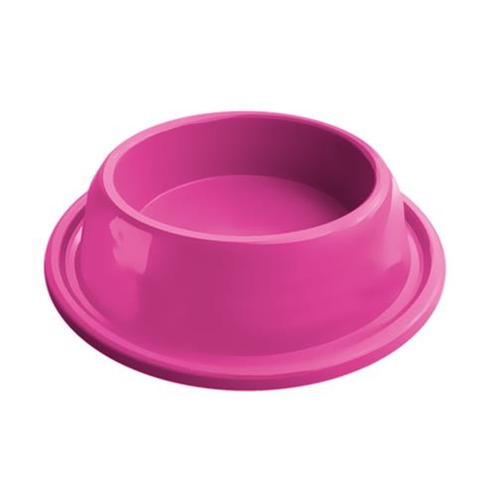 Comedouro Plastico Gato Anti-formiga Rosa 200ml