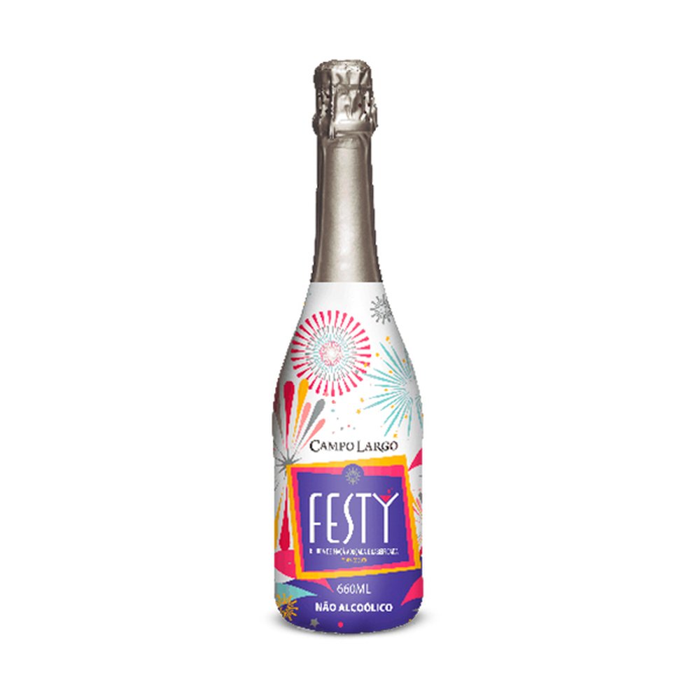 Espumante Campo Largo Festy 660ml Sem Alcool
