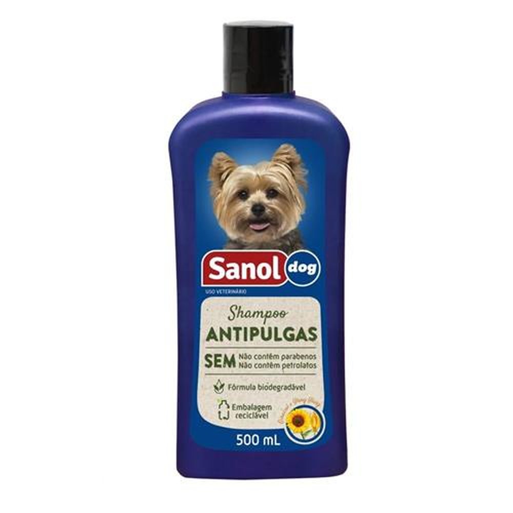 Shampoo Antipulgas Sanol Dog 500ml
