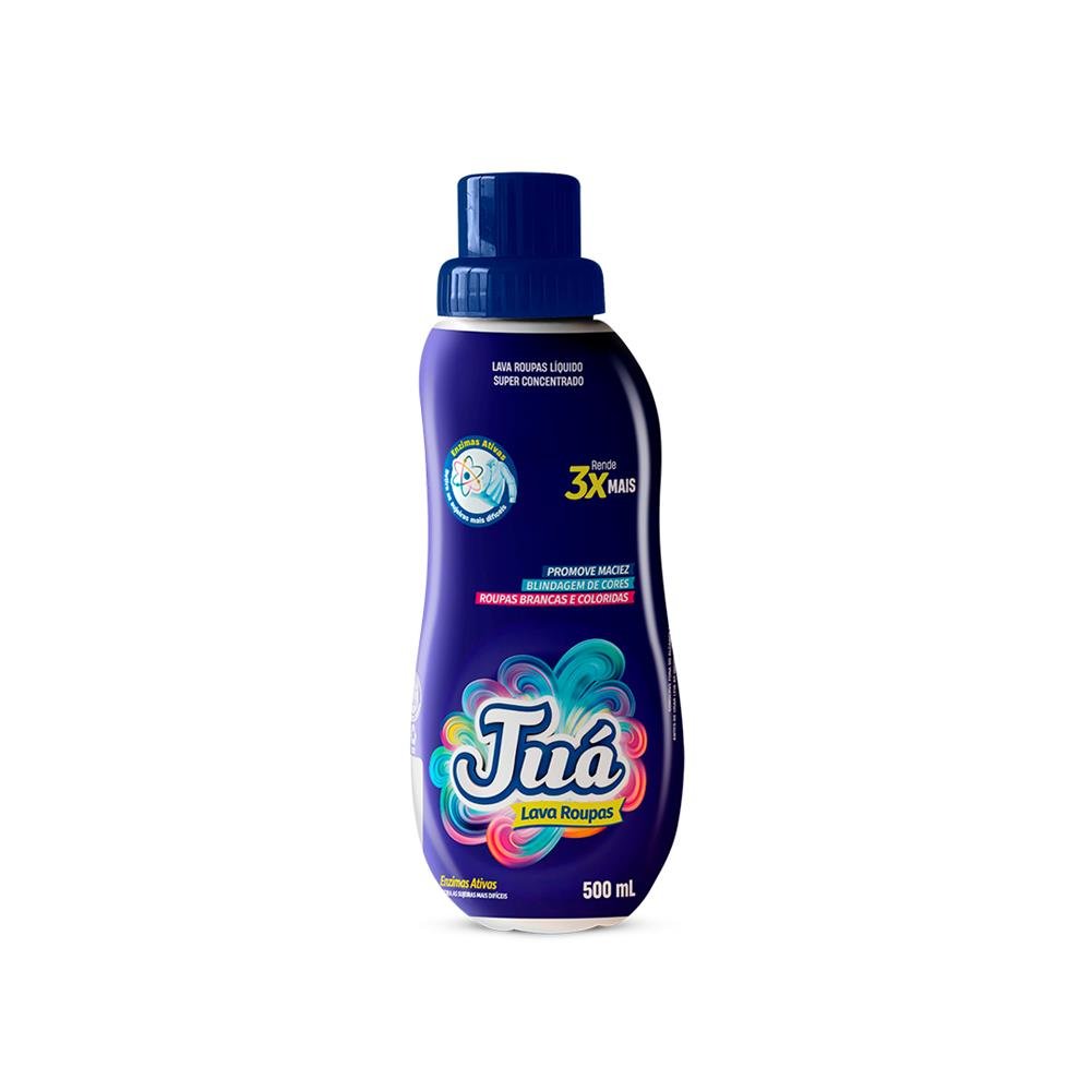 Detergente Lava Roupa Liquido Juá CX C/24X500ml (Super Concentrado)