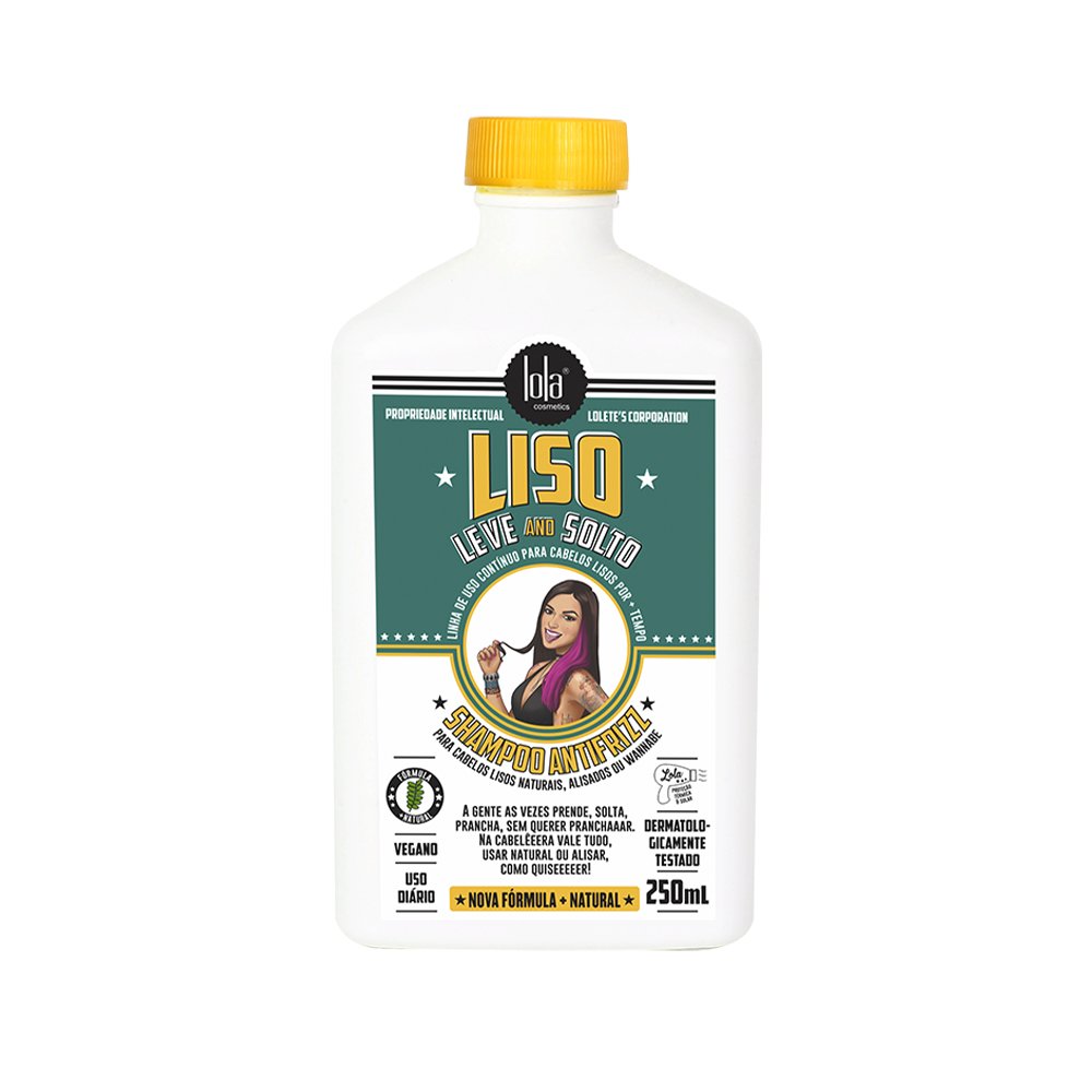 Shampoo Lola Cosmetics Liso Leve e Solto 250ml