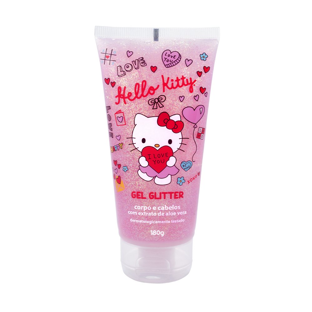 Gel Glitter Cia da Natureza Hello Corpo e Cabelo 180g