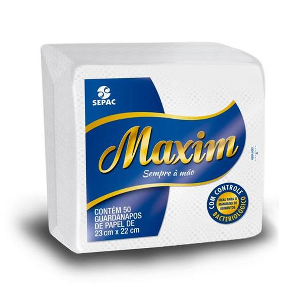 Guardanapo Maxim 50 Unidades 23x22