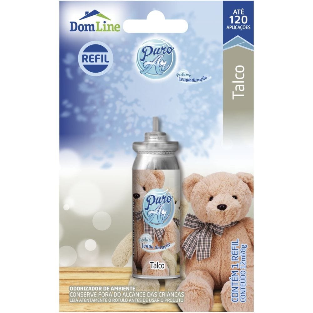 Purificador de Ar Puro Ar Talco Refil 12ml