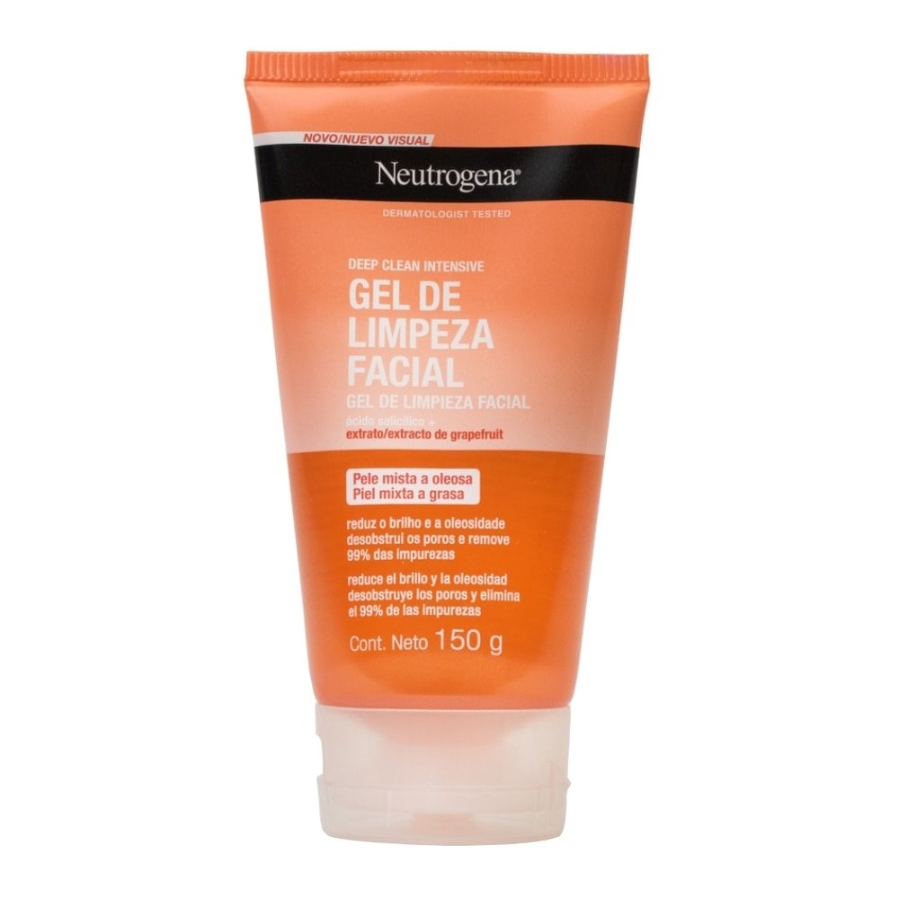 Sabonete Líquido Facial Neutrogena Clean Grape 150g