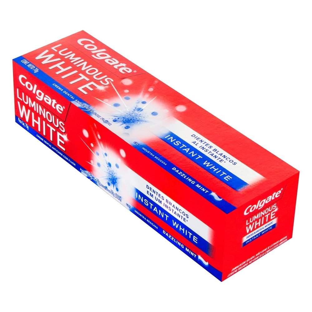 Creme Dental Colgate Luminous White Instant 70g
