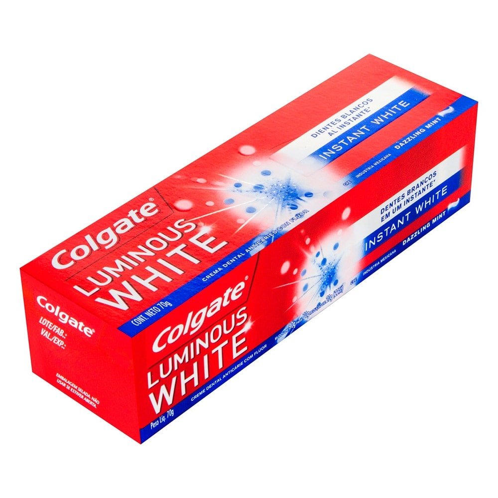 Creme Dental Colgate Luminous White Instant 70g