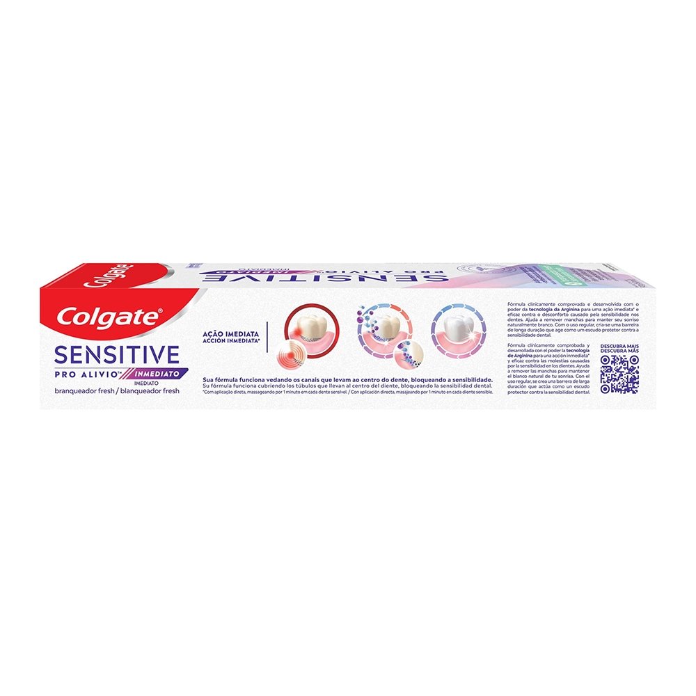 Creme Dental Colgate Sensitive Pro-Alívio Imediato Branqueador 90g