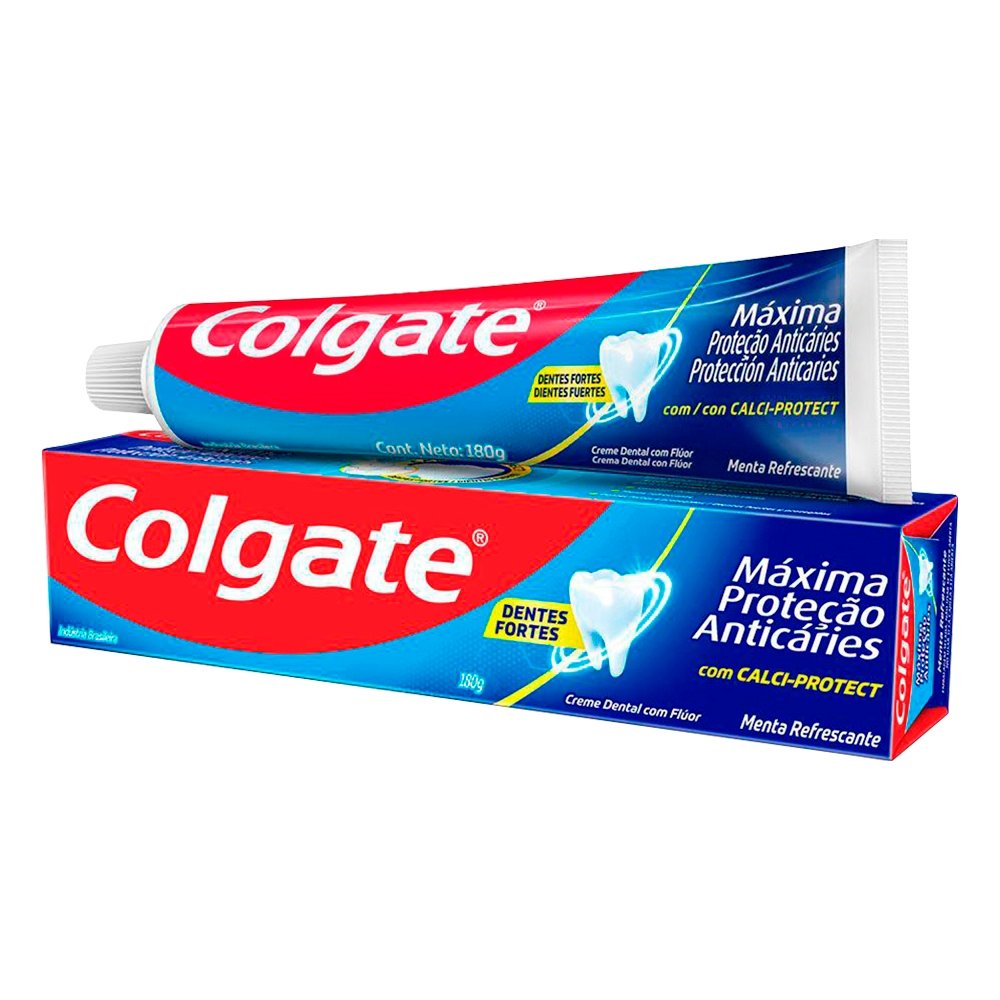 Creme Dental Colgate Máxima Proteção Anticáries 180g