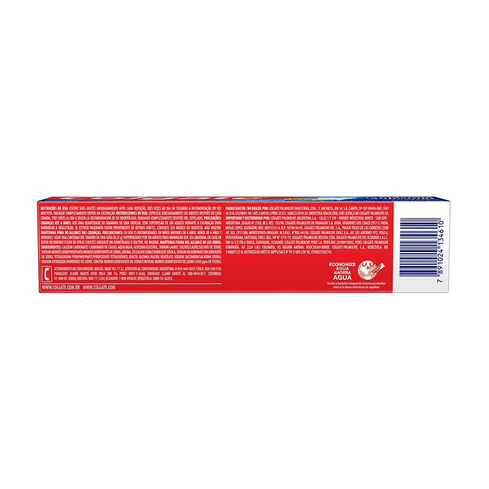 Creme Dental Colgate Máxima Proteção Anticáries 180g