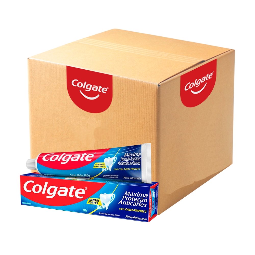 Creme Dental Colgate Máxima Proteção Anticáries 180g