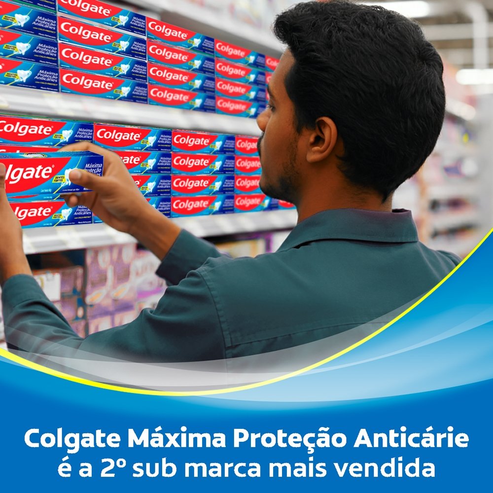 Creme Dental Colgate Máxima Proteção Anticáries 180g