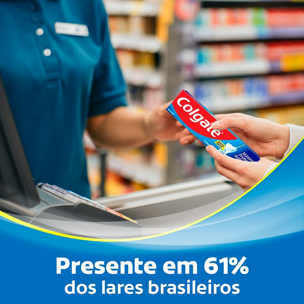 Creme Dental Colgate Máxima Proteção Anticáries 180g