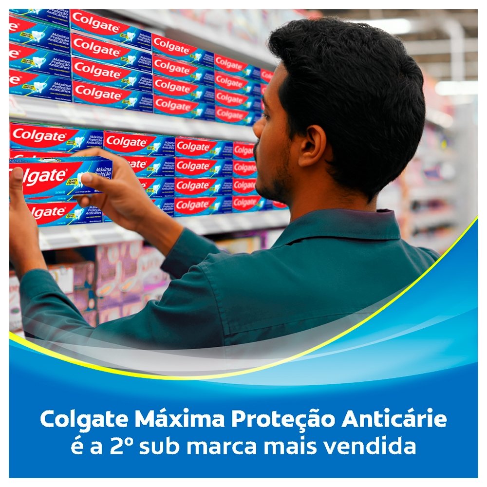 Creme Dental Colgate Máxima Proteção Anticáries 180g