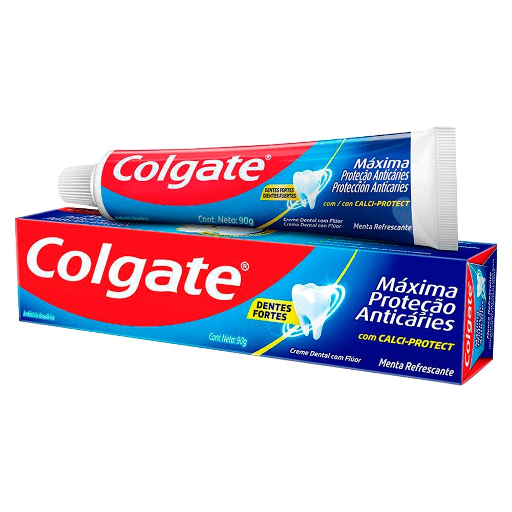 Creme Dental Colgate Máxima Proteção Anticáries 90g