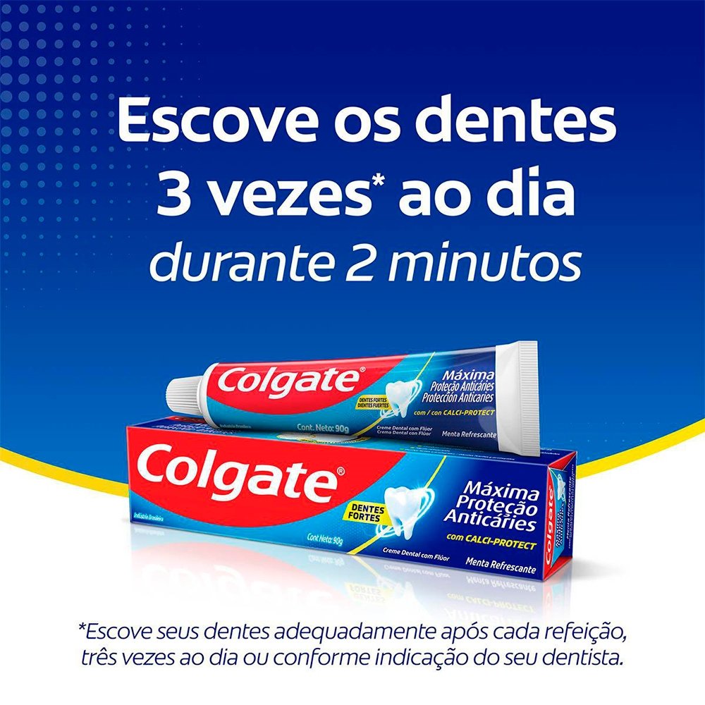 Creme Dental Colgate Máxima Proteção Anticáries 50g