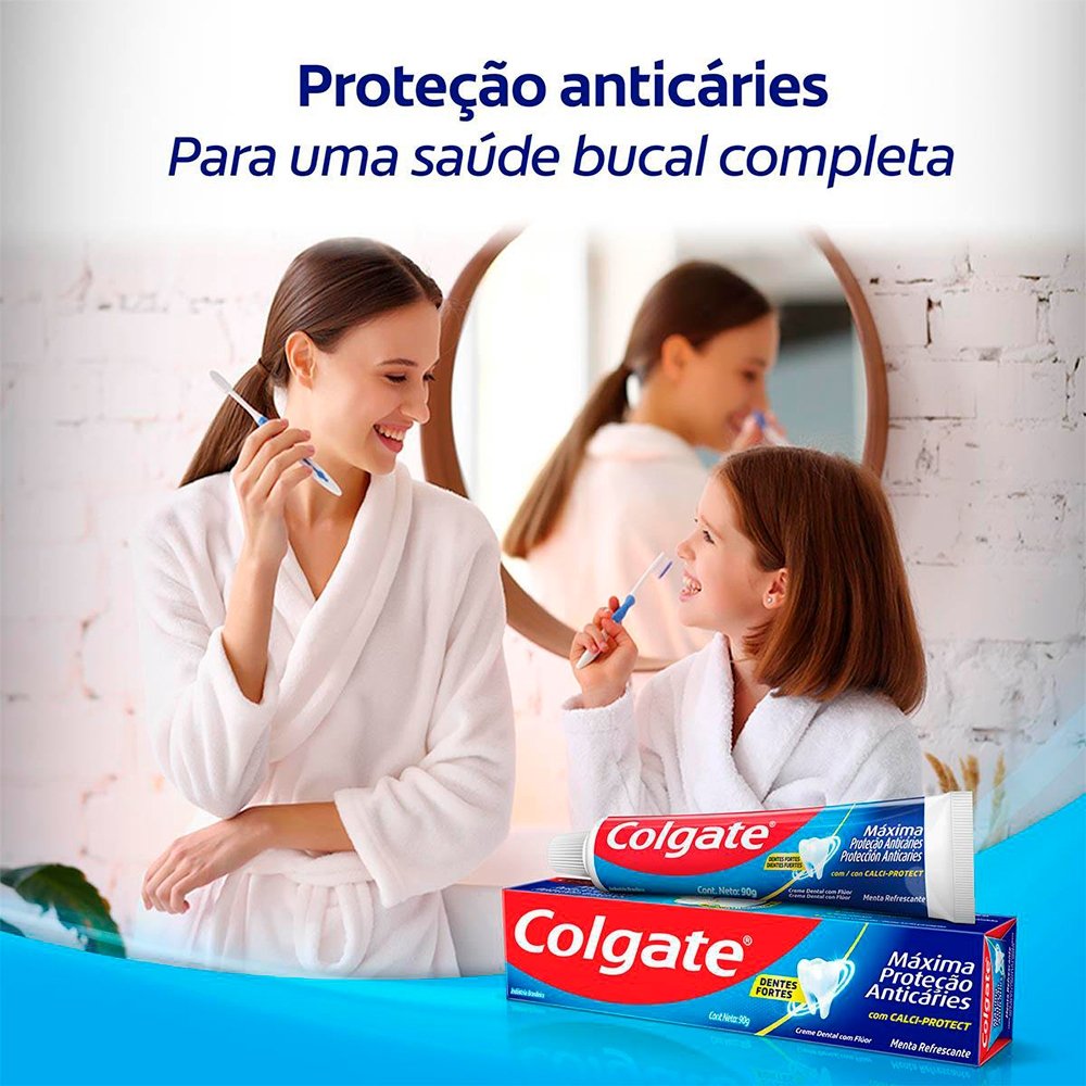 Creme Dental Colgate Máxima Proteção Anticáries 50g