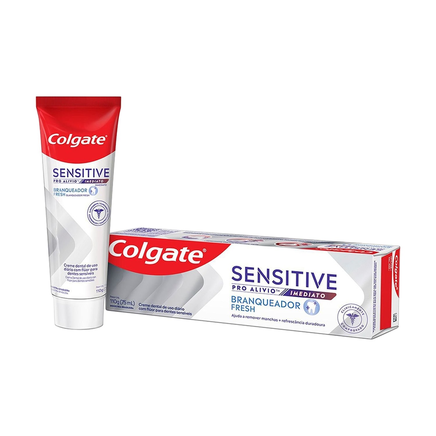 Creme Dental Colgate Sensitive Pro-Alívio Real White 110g