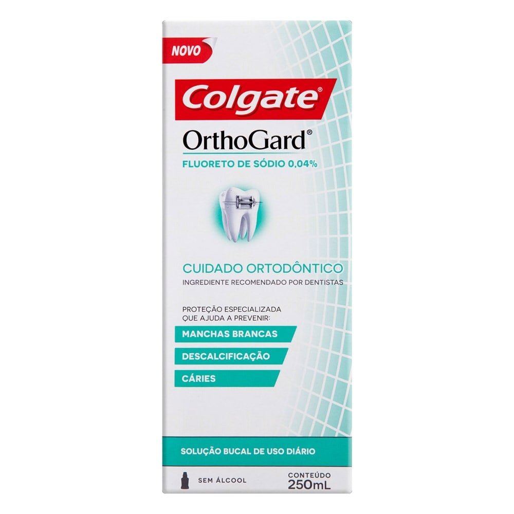 Enxaguante Bucal Colgate Orthogard Sem Alcool 250ml