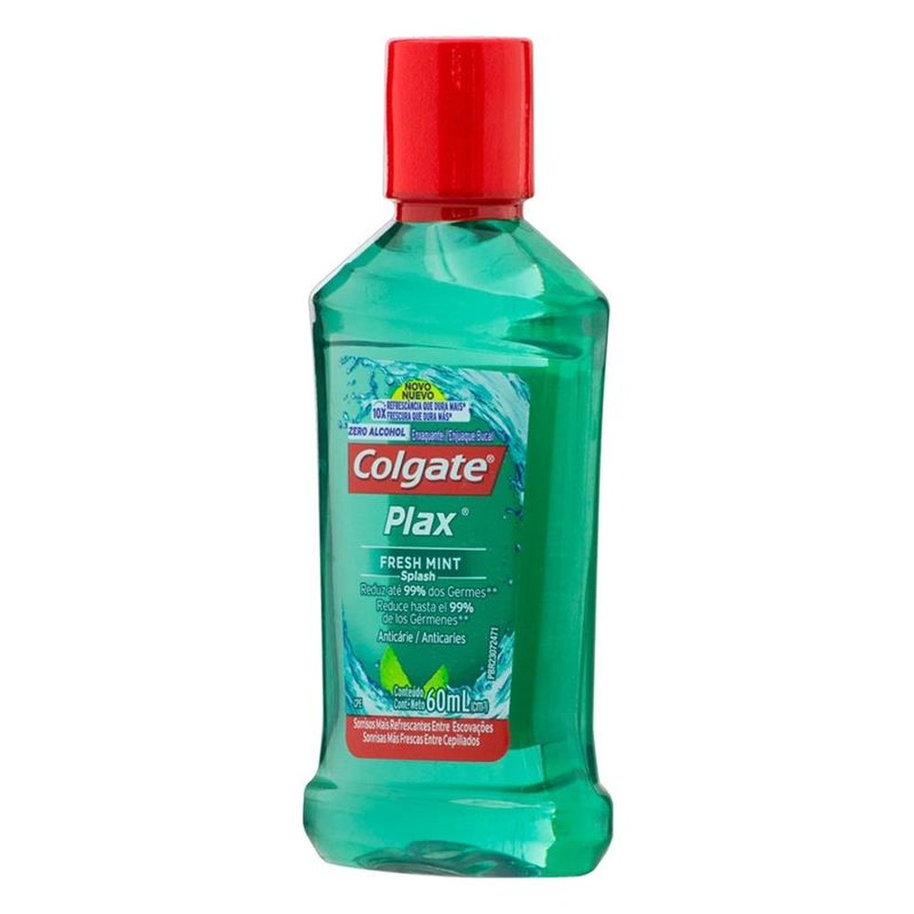 Enxaguatório Bucal Colgate Plax Fresh Mint 60ml