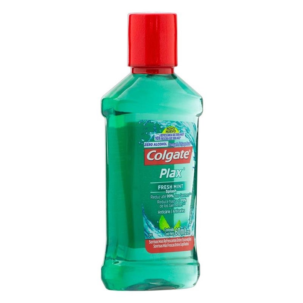 Enxaguatório Bucal Colgate Plax Fresh Mint 60ml