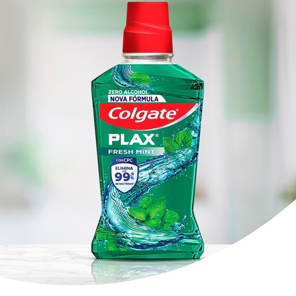 Enxaguatório Bucal Colgate Plax Total Fresh Mint 250ml