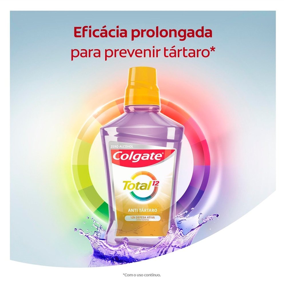 Enxaguante Bucal Colgate Total 12 Anti Tártaro 250ml