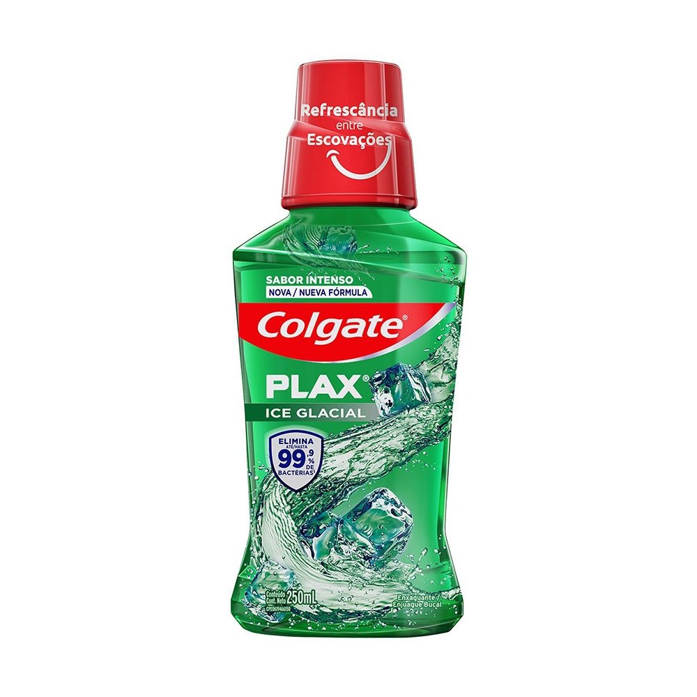Colagate Ice Enxaguatório Bucal Colgate Plax Ice Glacial 250ml | Martins Atacado