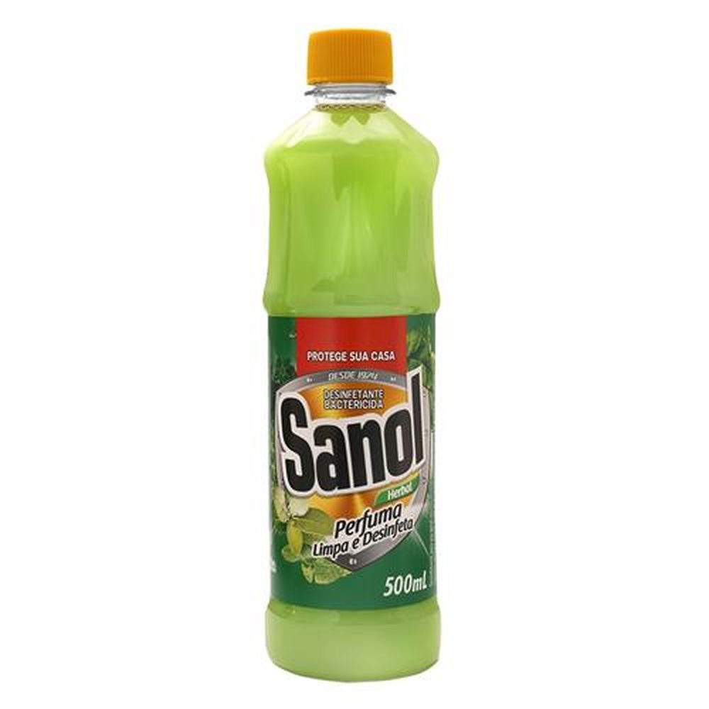 Desinfetante Sanol Leitoso Herbal 12X500Ml