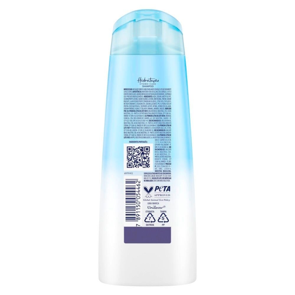 Shampoo Dove Hidratacao Intensa Oxigenio 200ml